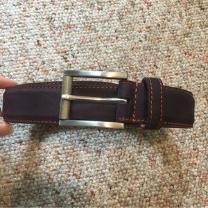 Robert Graham Purple Belt with Orange Stitching 34 Waist